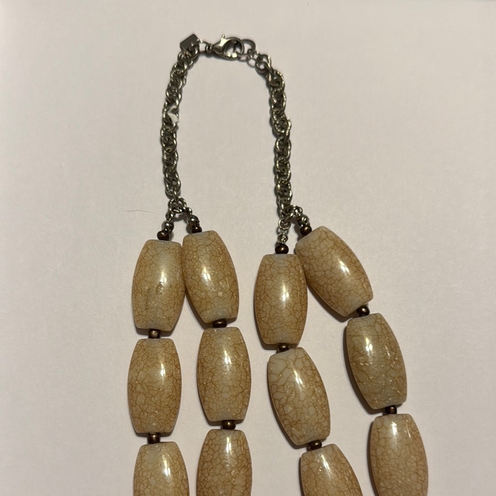 Banana Republic Gold Double-Strand Necklace - Picture 3 of 3